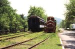 Running around the train